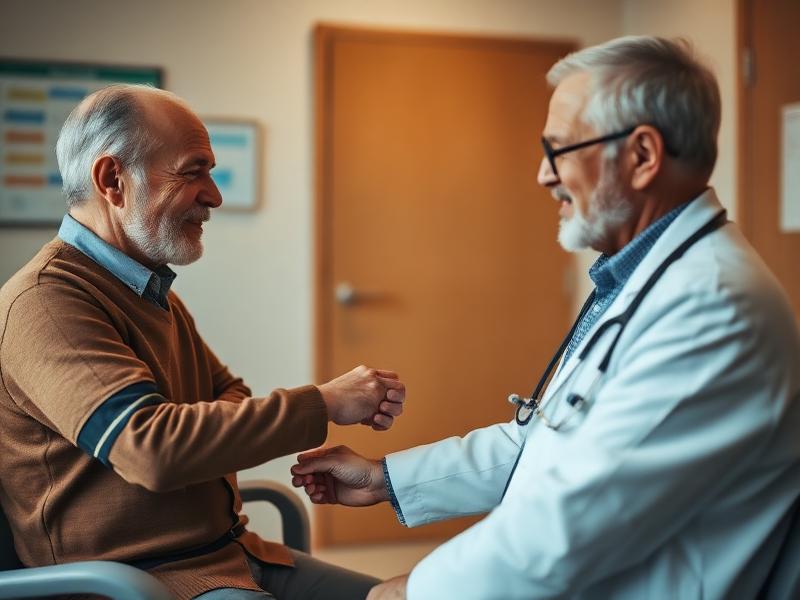 Chequeo médico preventivo a un adulto mayor